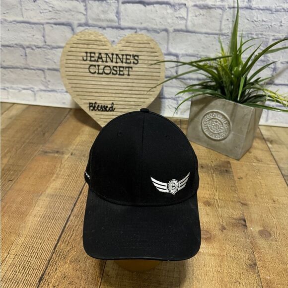 Ariat Relentless Black Snapback Cotton Hat OS Embroidered - Picture 1 of 9